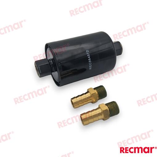 Топливный фильтр для бензиновых двигателей Mercruiser OEM: Mercruiser: 35-864572, 35-864572T, 864572, 864572T, 864572T01