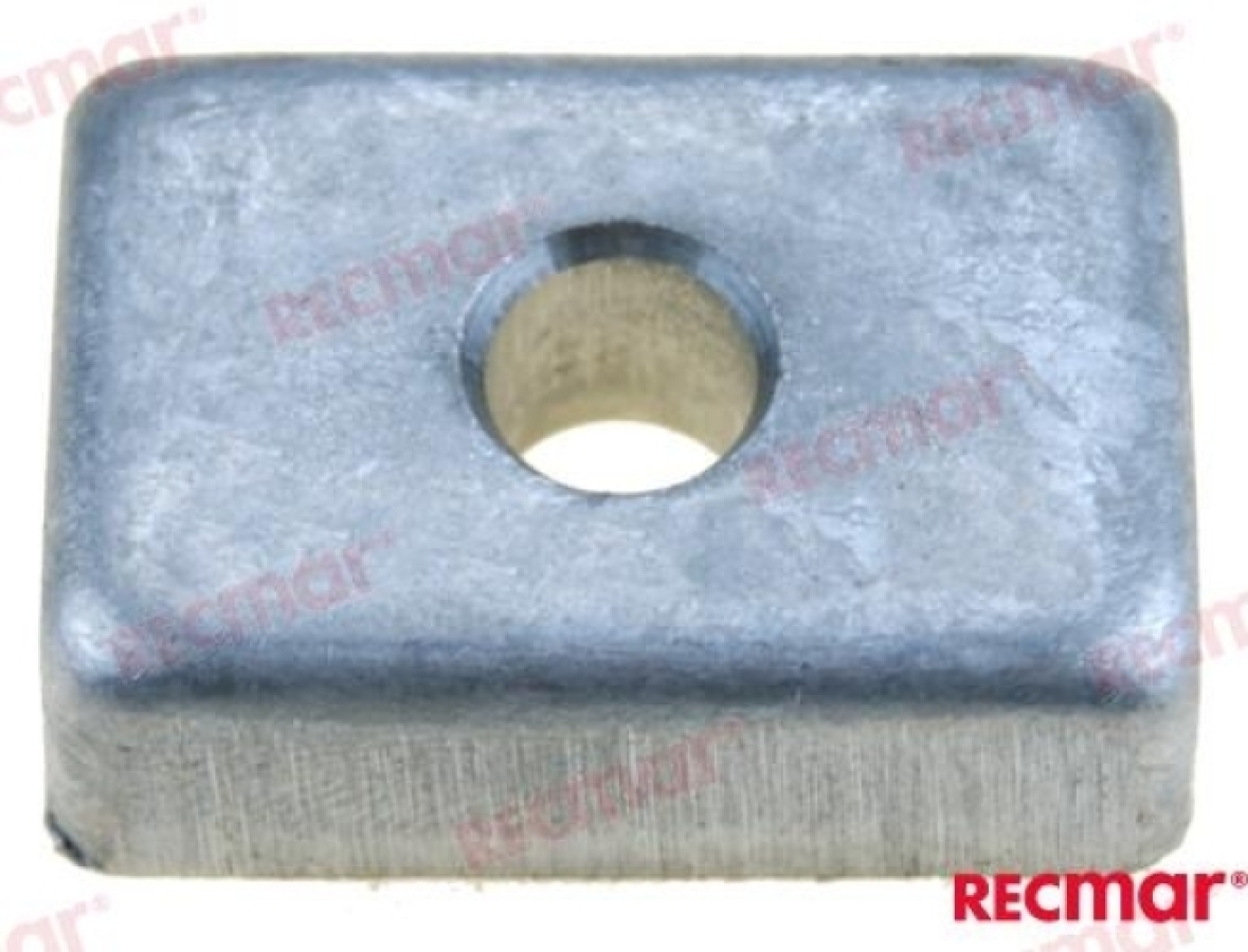 Zinc Anode OEM: Mercruiser: 875208, 97-875208; OMC: 5041015; Tohatsu: 3H6602180M
