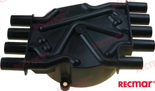 Distributor cap Vortec V8 MPI 350Mag OEM: Indmar: 556345; Pleasurecraft: RA108009, RA108009A; Volvo: 3858975; Mercruiser: 884792, 898253022
