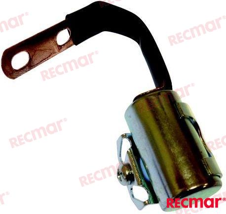 Конденсатор, Prestolite V8 OEM: Pleasurecraft: R115002; Mercruiser: 392-6324, 392-898223002, 392-8M6001249, 6324, 898253002, 898253003
