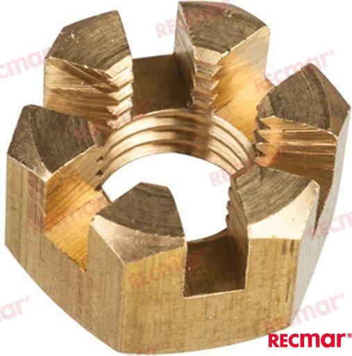 Propeller Nut Yamaha 25 Hp OEM: Mercruiser: 11-81774M; Parsun: F25-04000027; Yamaha: 90171-14013, 9017114013
