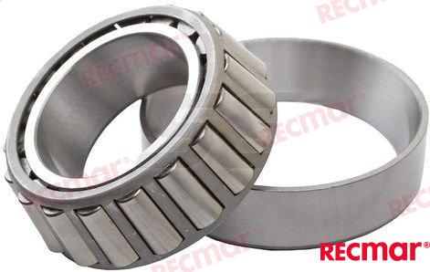 Gear Bearing OEM: Mercruiser: 30894A1, 31-30894A1; OMC: 0509437, 0775508; Yamaha: 93332-000U7-00; Honda: 91051-ZW1-003
