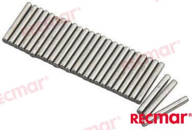 Bearing needles OEM: Mercruiser: 29-82353M, 82353M; Yamaha: 93603-21111, 9360321111