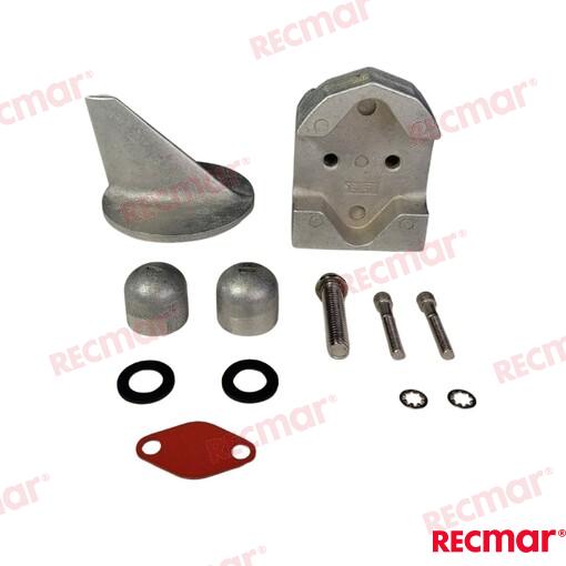 Anodu komplekts ALPHA ONE Gen 1 OEM: Mercruiser: 888755K02, 888755Q04, 888756A1, 888756A2, 888756K01, 888756K02, 888756Q01, 888756Q02