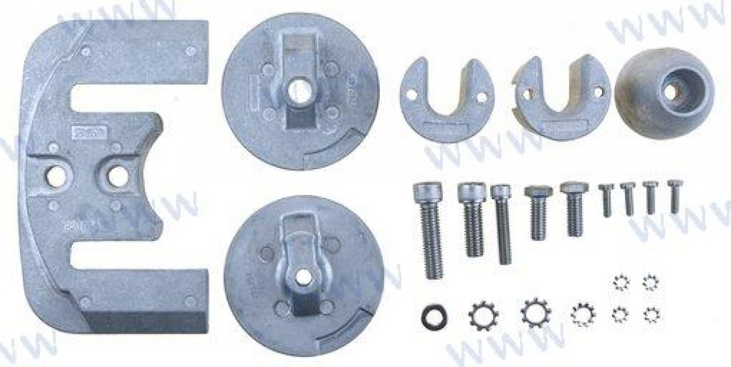 kit anodes BRAVO3 aluminium OEM: Mercruiser: 888761K02, 888761Q02, 888761Q04