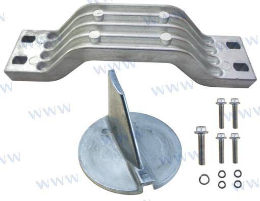 kit anodes Aluminium yamaha 150-200 CR