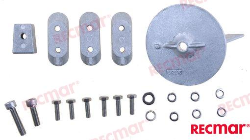 Aluminum anodes OEM: Mercruiser: 8M6007993 - for Yamaha, Selva F40 F50 F60
