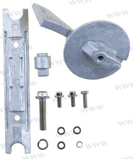 aluminium anode kit for Yamaha 80-100 hp