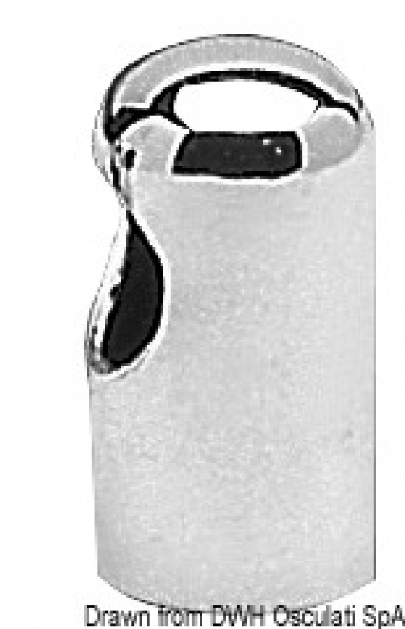 Кронштейн, конец, отверстие 25мм Ø35мм H57мм SS