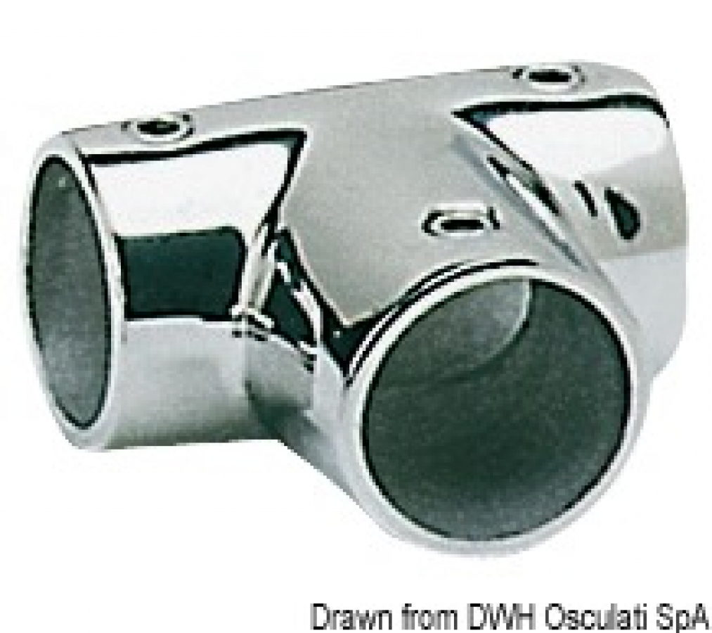 Тройник для кафедр 90 ° Ø25 мм SS