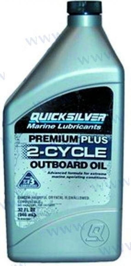 Oil for 2T Quicksilver Premium Plus 1L OEM: Mercruiser: 802824A1, 858026, 858026E01, 858026QB1, 92-801881A12, 92-802824A40, 92-831282A12