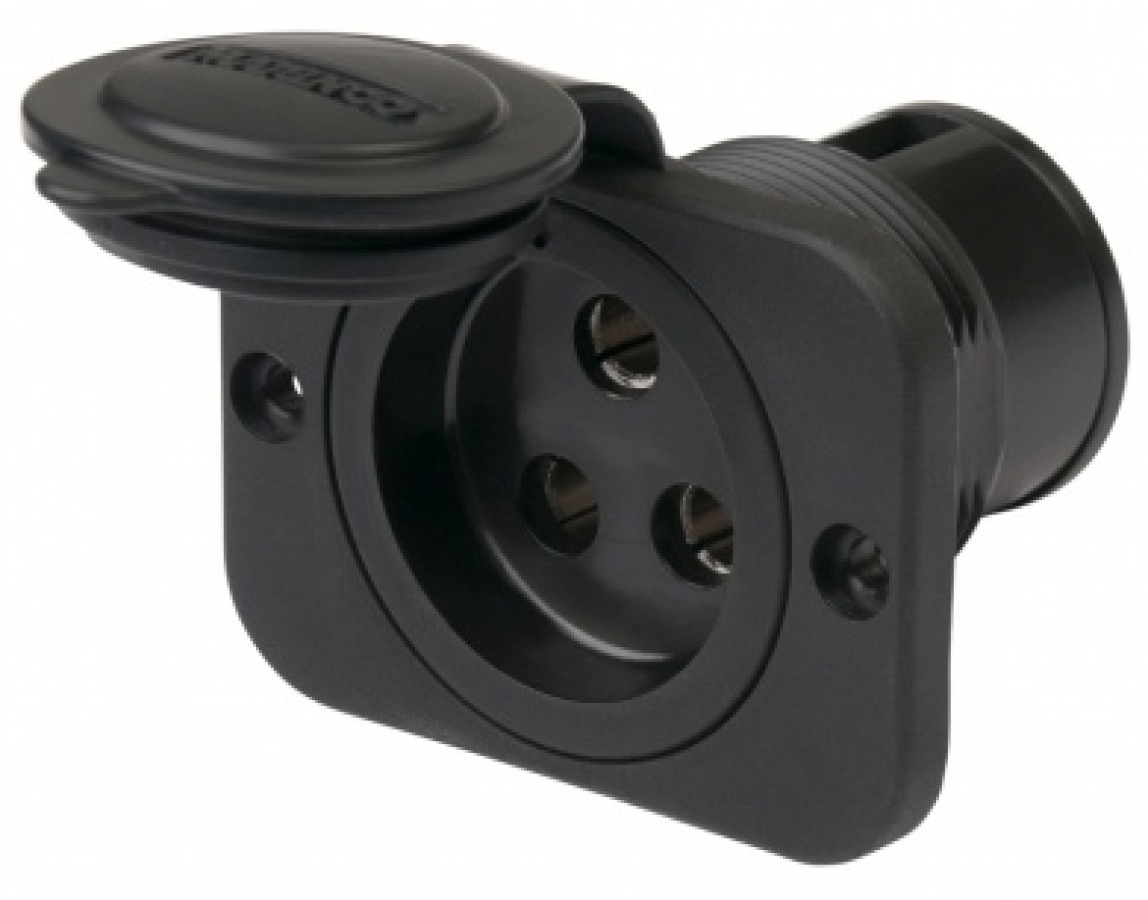 Socket for electric motors 12V, 24V, 36V, 48V Load up to 70A, 3 poles