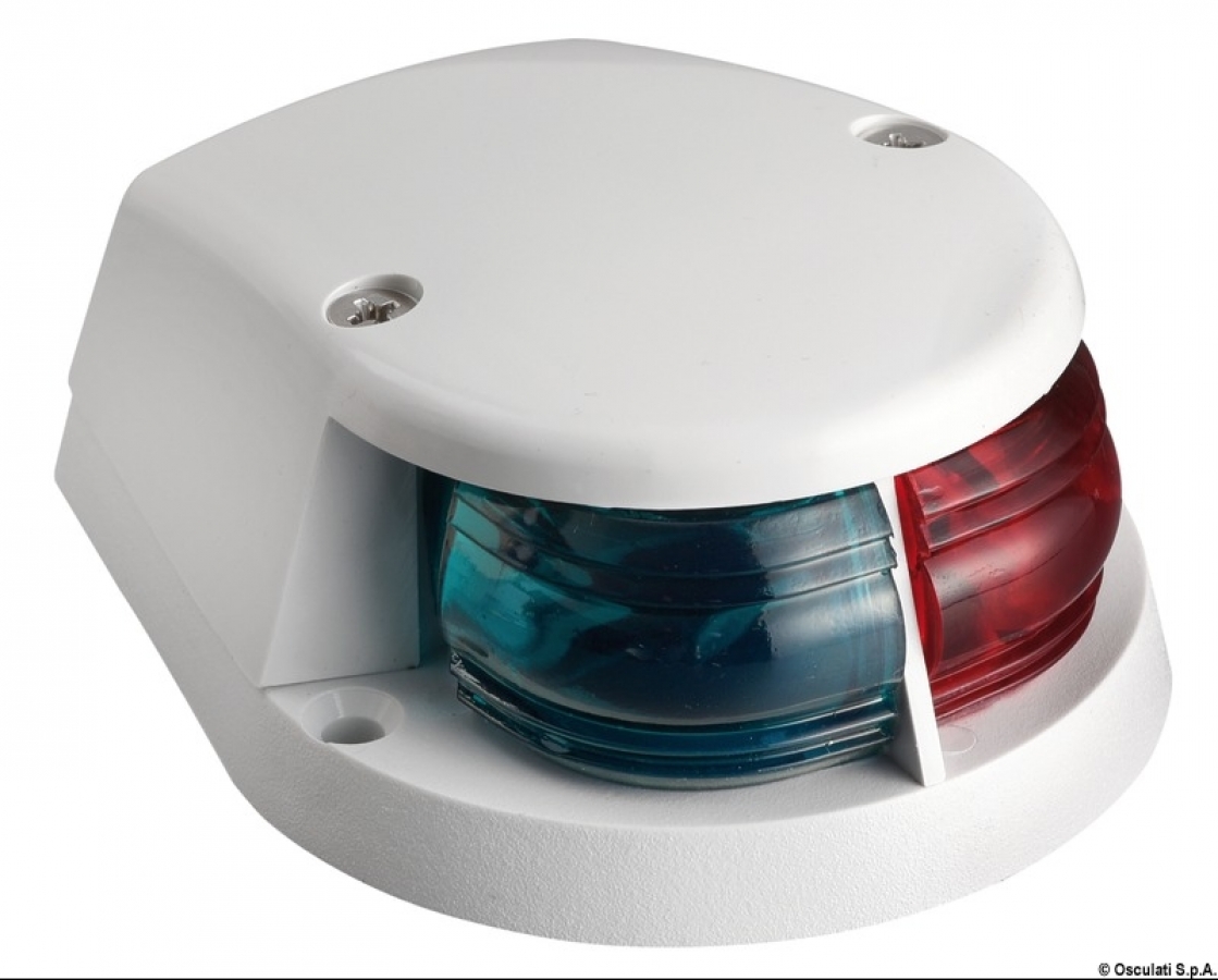 Red/green bow navigation light ABS