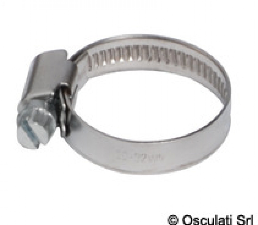 Hose clamp AISI 316 12mm x Ø70-90 mm DIN3017