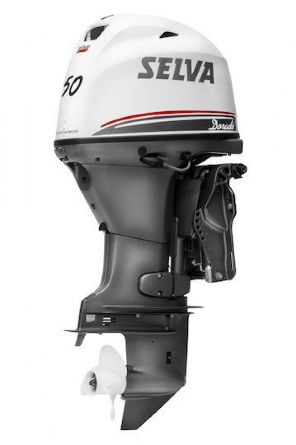 SELVA Dorado EFI 50HP E.ST.L.PT - Full set with remote control, propeller and digital display.
