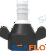 fitting 1/2" - 14 fnpt x 3/8" barb