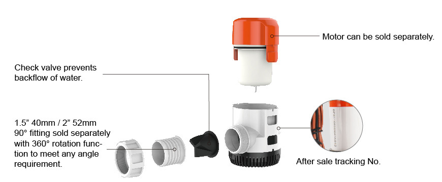 bilge pump SEAFLO s13a 12v 3700gph