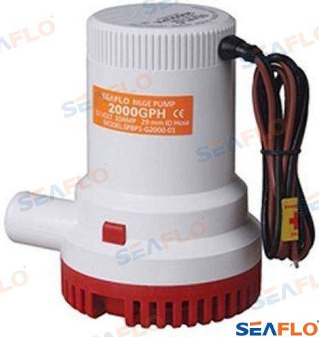 summergible bilge pump 2000gph 24v