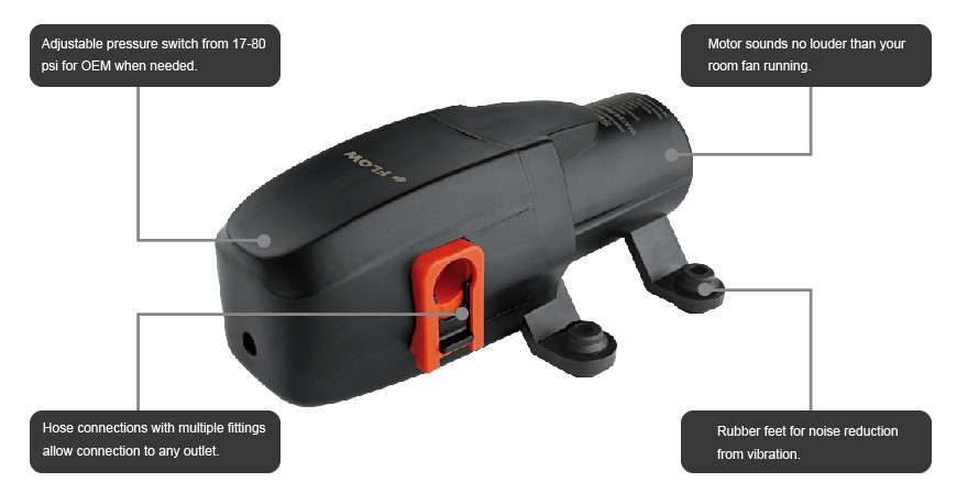 pressure water pump SEAFLO 12v 4.3lpm/1.2gpm 40psi/2bar