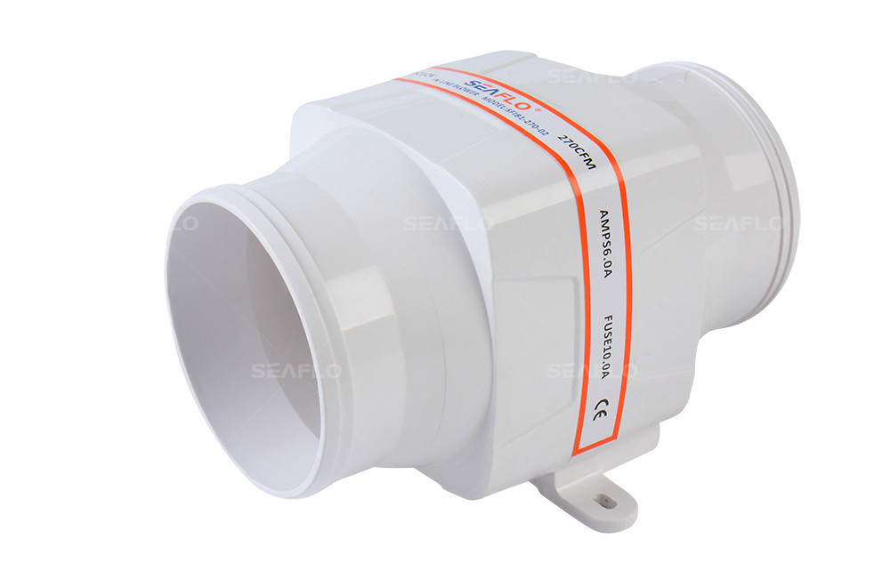 in-line blower 24v 4"/105mm 465m3/h