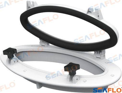 oval porthole 130*410*220mm white