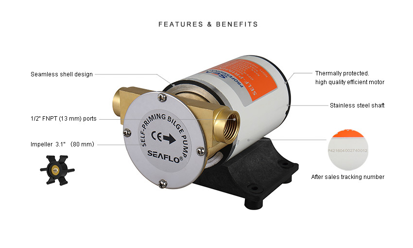 tilpnes sūknis  SEAFLO 12v 30lpm