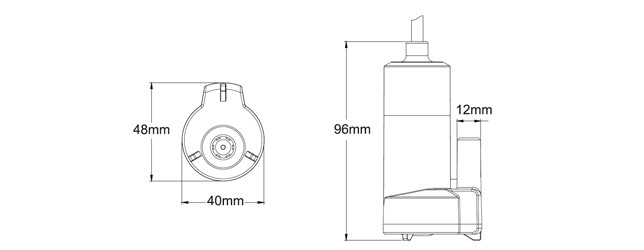 low voltage submersible pump SEAFLO 12lpm 12v