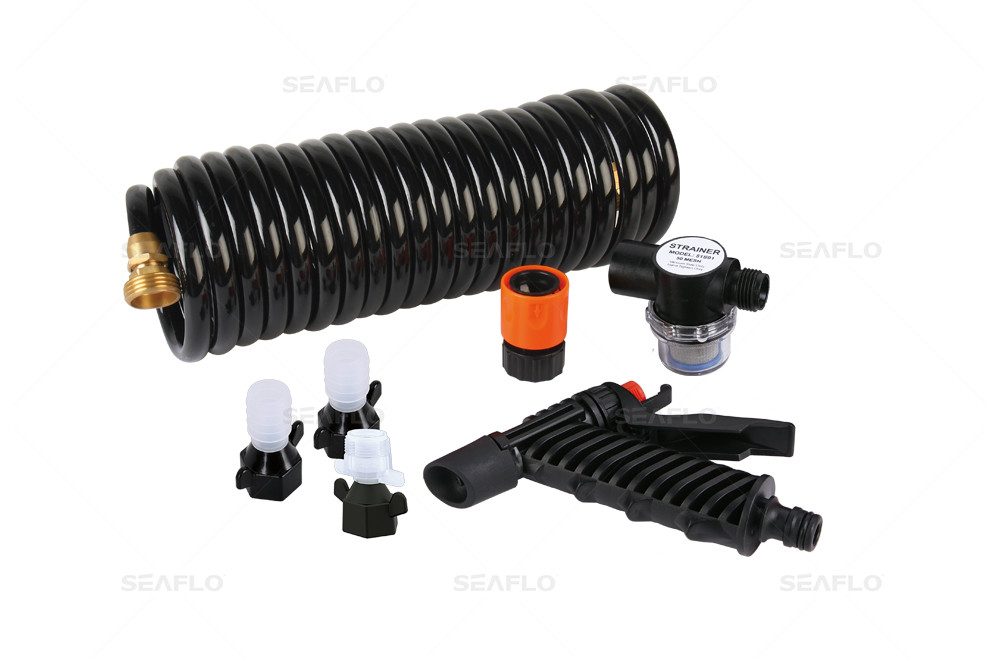 washdown water pump kit SEAFLO 24v 5.0/18.9lpm Series 51