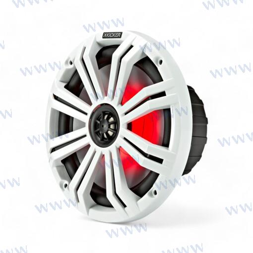 Speakers 2pcs. Kicker 8 "D.200mm LED 150W nominal 300W max Dual band. With LED - white and black Grill