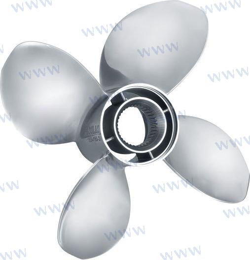 SOLAS 1654-155-25 Bravo 3 propeller 15,5x25 SS L for Bravo 3 - front