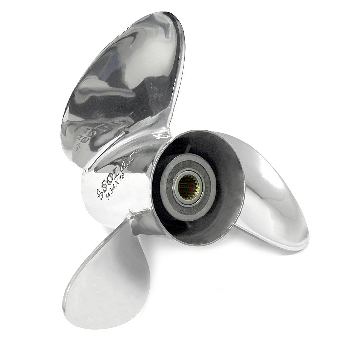 SOLAS 8652-148-16 stainless steel propeller 3x14,8x16 Left for Volvo Penta SX