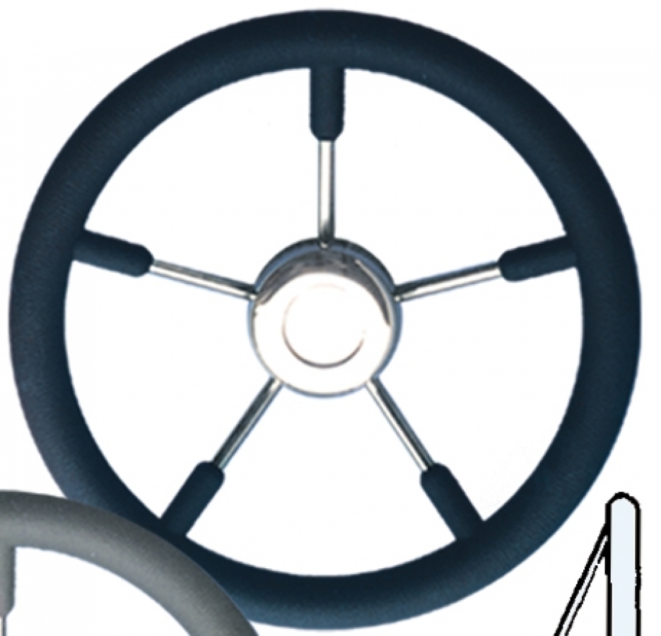 FIVE-SPOKE STEERING WHEELS Ø40cm - black