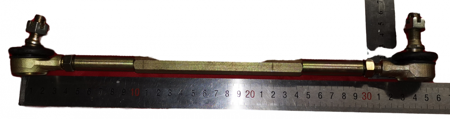 Stūres stienis ar lodbalstiem