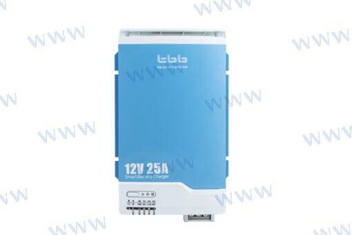 laivas un kempera akumulatoru lādētājs 12v 25a 2+1izejas TBB BS1225