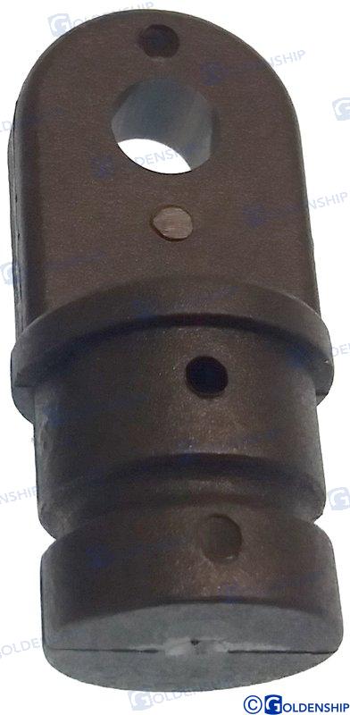 наконечники, нейлон Ø16 мм (черный) 3/4 2 шт.