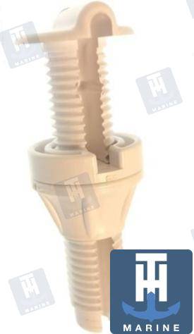 Cable pass-thru - white