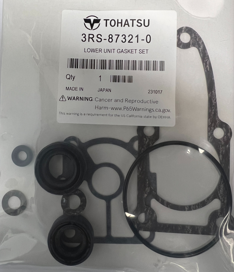 Lower unit gasket set Tohatsu 3RS-87321-0