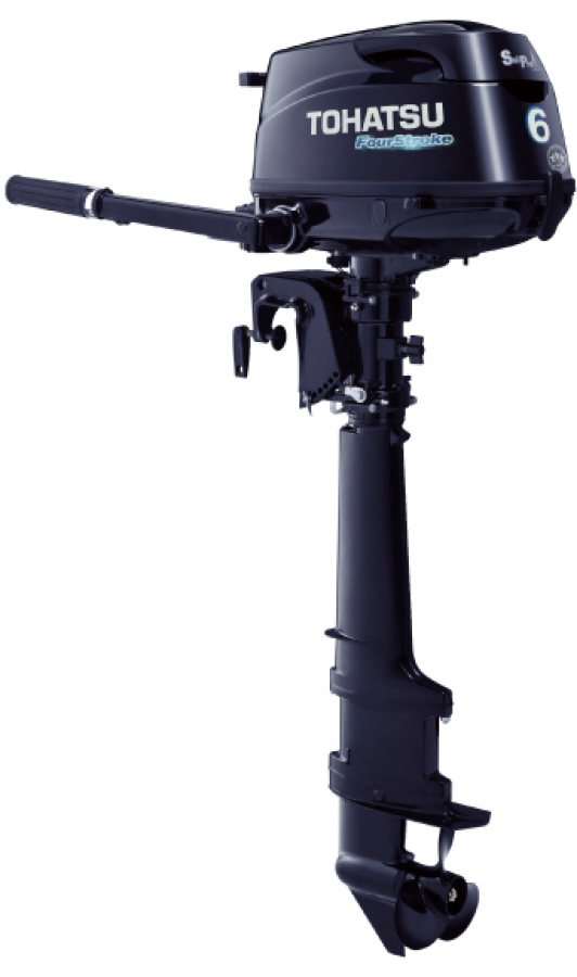 Engine TOHATSU MFS6 DSUL (Sail Pro) ULTRA LONG 25" with hourmeter included