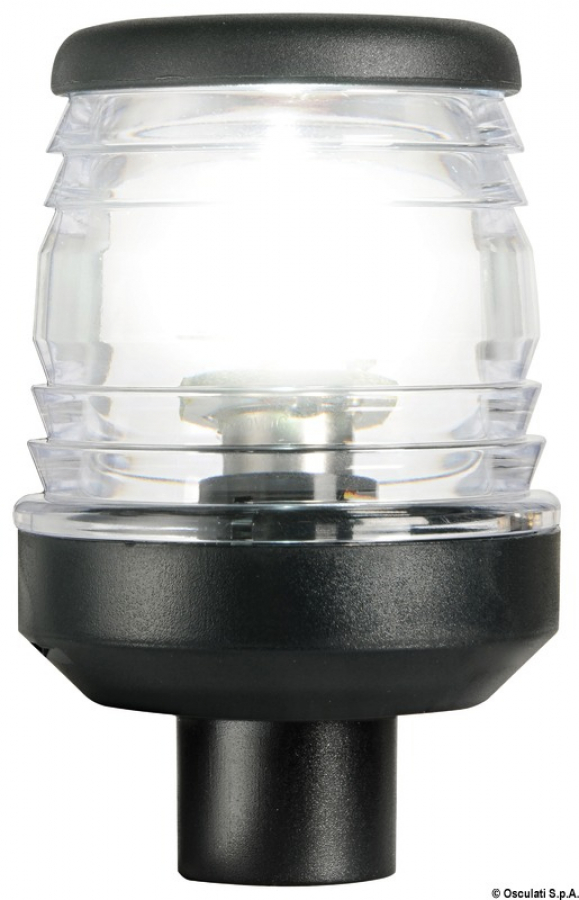 Classic 360° mast head black LED 1,7W light with shank for 20mm tube