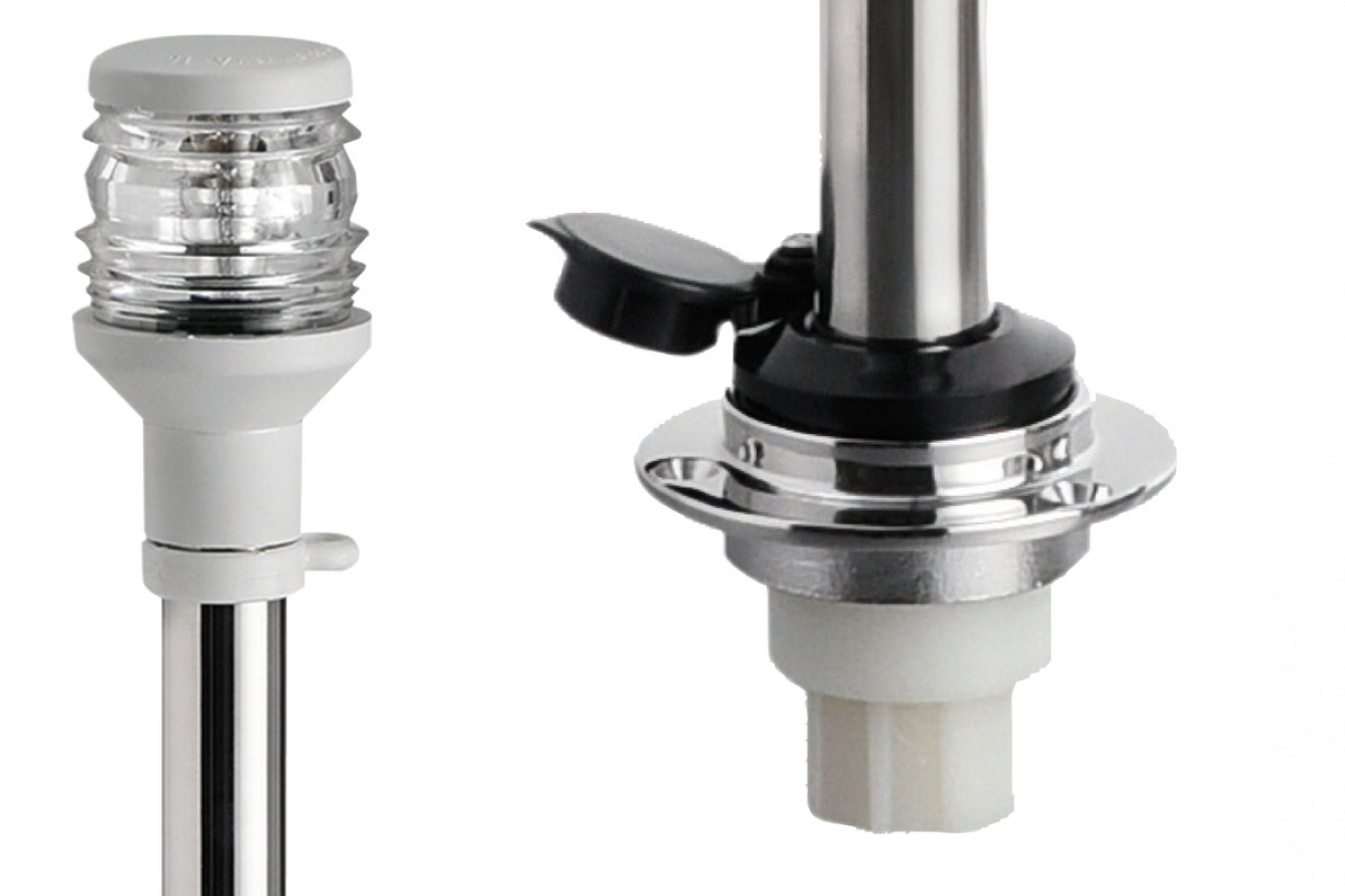 Pole with light  - white 12V 5W L100cm