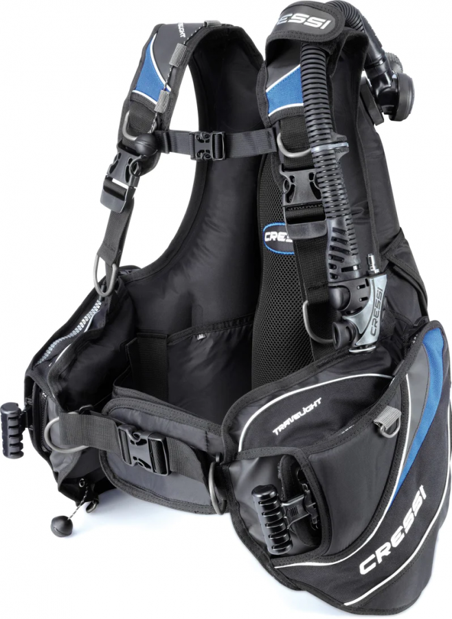 TRAVELIGHT BCD BLUE Size L -CRESSI