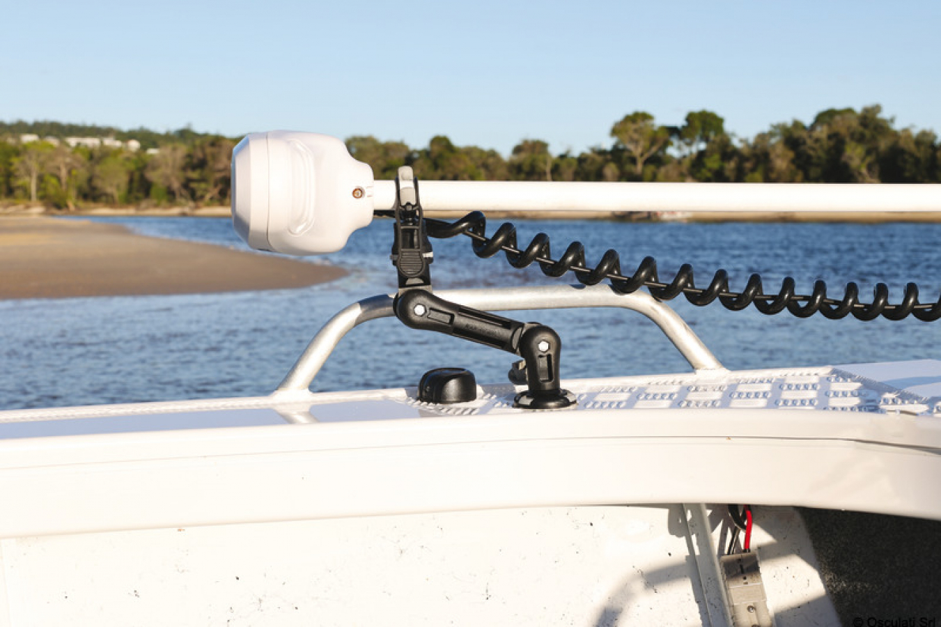 Trolling motor head holder RAILBLAZA 02-4158-11