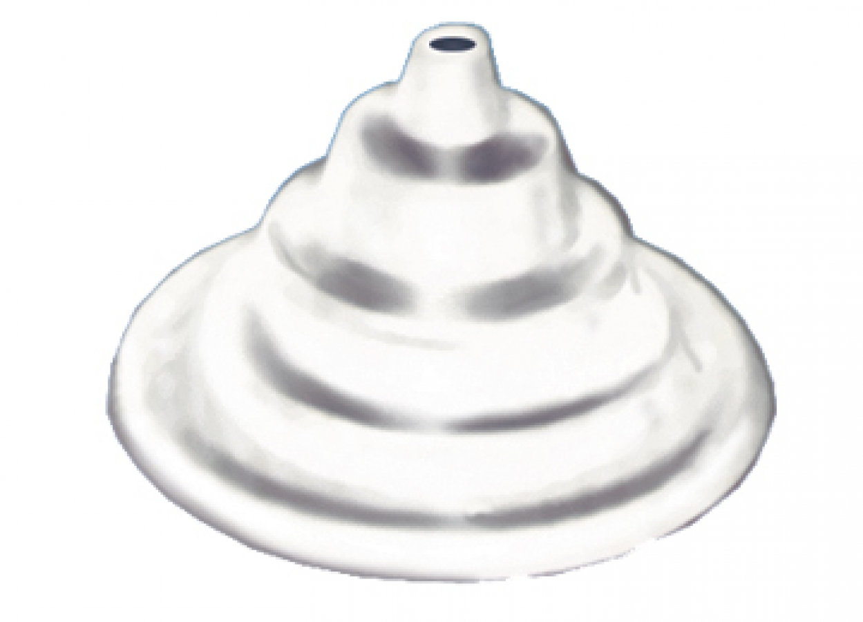 Pезиновая kрепление веревки - серая Ø105mm x h 65mm