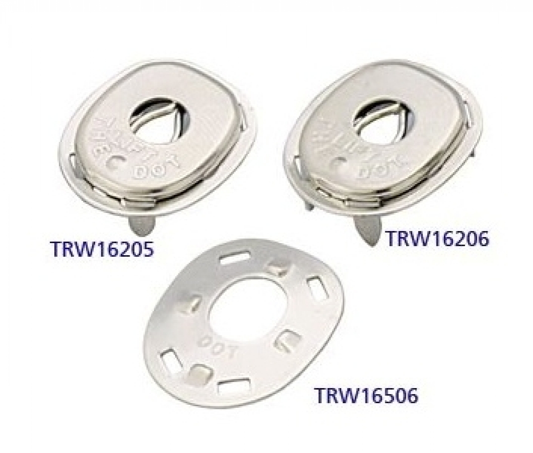 Kniedes tentam extra - niķelēts misiņš - Lift-The-Dot® sistēma