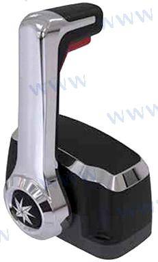 single top mount remote control chromed with neutral lock