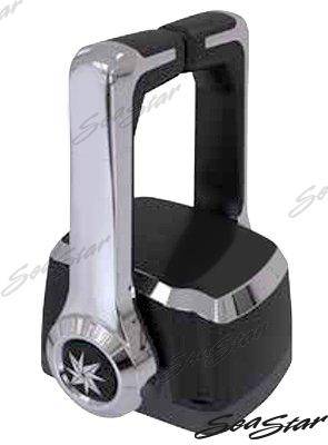 dual top mount remote control - chromed