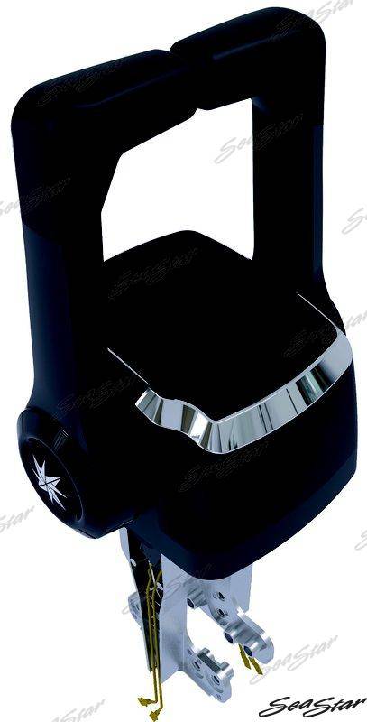 dual top mount remote control box - black