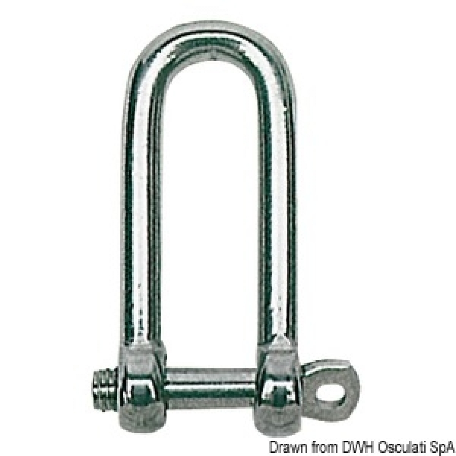Long shackle  5 mm AISI316