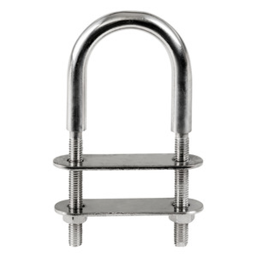 U-образный болт D-110мм, F-63мм, G-15мм, C-64мм, A-10мм, B-Ø8мм AISI316