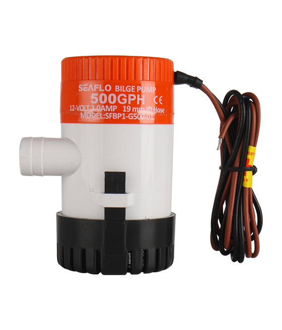 Ūdens sūknis 12V 500GPH 1900 l/h 2.2A 19mm